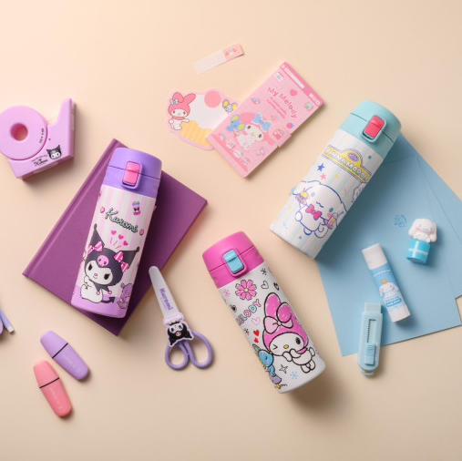 LocknLock - SCHOOL FIT SANRIO ONE TOUCH TUMBLER (400ml) | DKshop