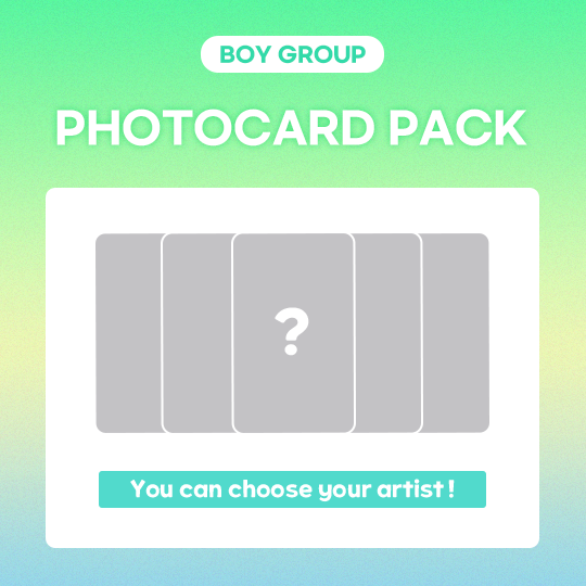 DK SHOP MYSTERY PHOTOCARD PACKS (BOY GROUP)