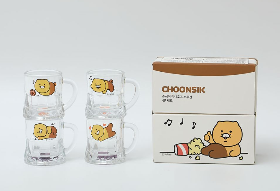 Choonsik Soju Glass 4p Set