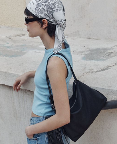 VANROHE RENAI shoulder Medium Fabric Bag VANROHE RENAI shoulder Medium Fabric Bag