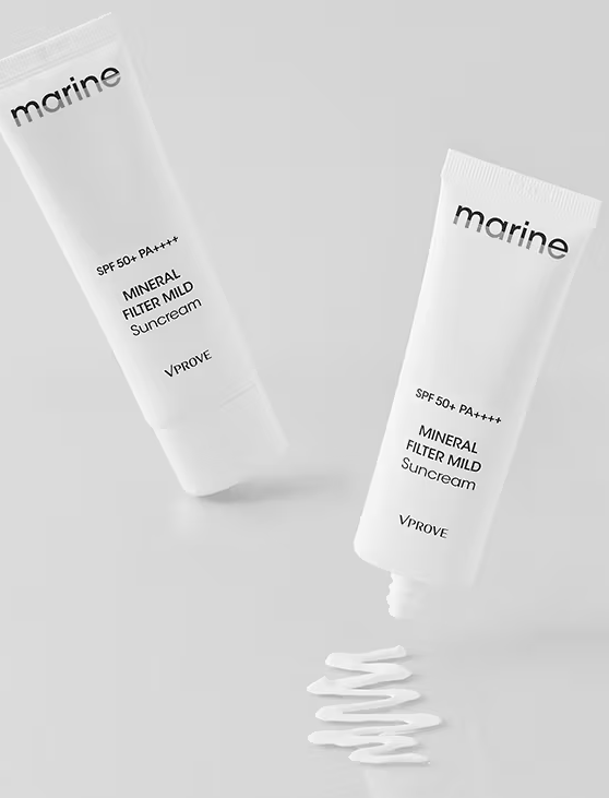 VPROVE marine mineral filter mild suncream 50ml VPROVE  DKshop