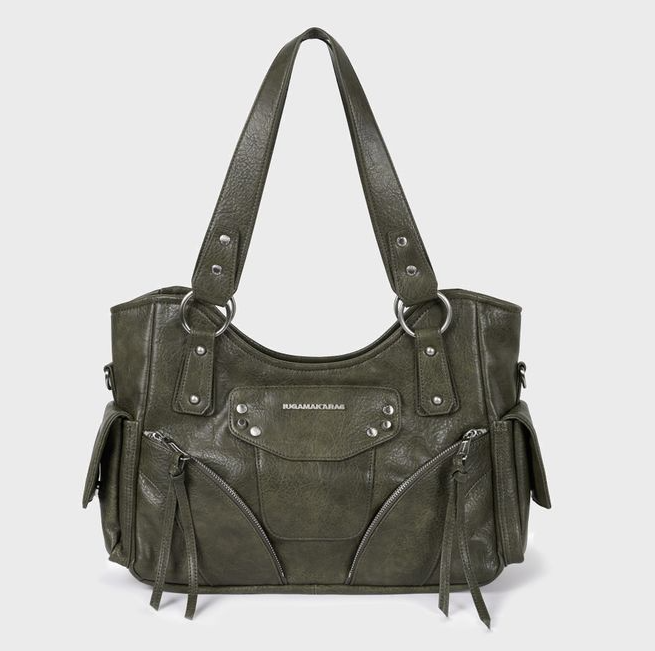 IUGAMAKARAS Studded Leather Shoulder Bag IUGAMAKARAS Studded Leather Shoulder Bag