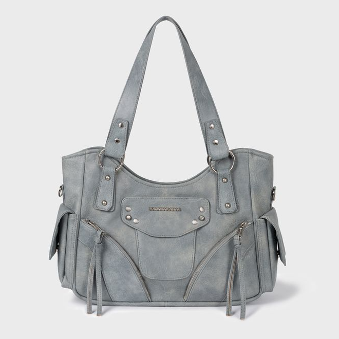 IUGAMAKARAS Studded Leather Shoulder Bag IUGAMAKARAS Studded Leather Shoulder Bag