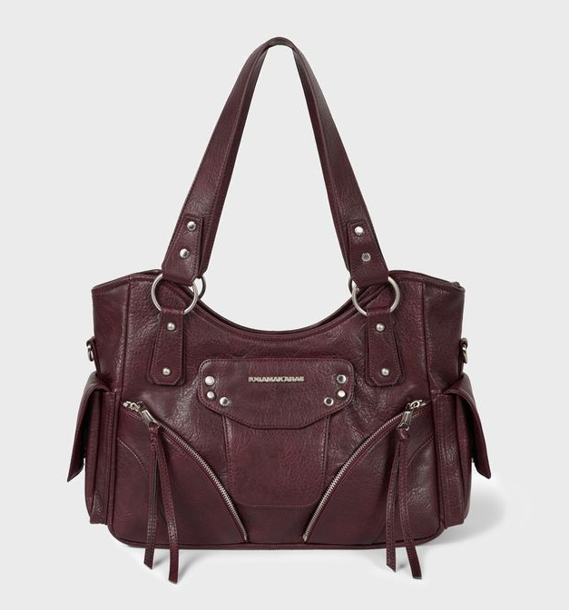 IUGAMAKARAS Studded Leather Shoulder Bag IUGAMAKARAS Studded Leather Shoulder Bag