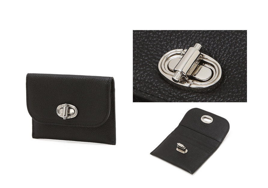 JILLSTUART Leather 2-Fold Card Wallet with Orb Accent JILLSTUART  DKshop