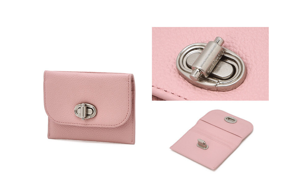 JILLSTUART Leather 2-Fold Card Wallet with Orb Accent JILLSTUART  DKshop