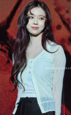 HILLDA Wave Mesh Cardigan (aespa Winter Wear) SUNBURNPROJECT  DKshop