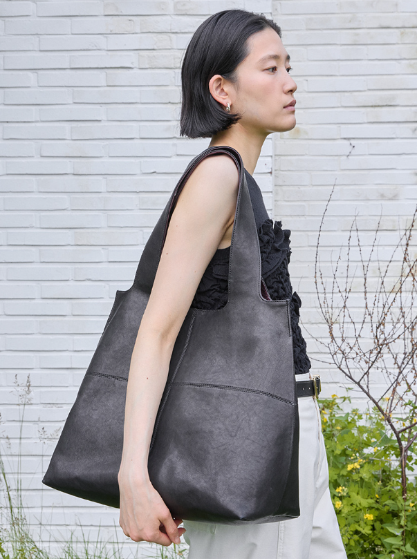 ANDROS Double Lamb Vegetable Shoulder Bag ANDROS  DKshop