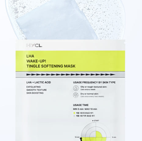 [Hycl] LHA Wake-Up Tingle Softening Mask 4sheet Hycl  DKshop