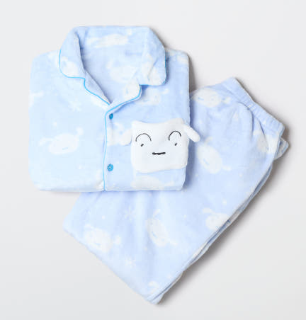 [SPAO × Crayon Shinchan] Warm Fleece Pajama Set SPAO  DKshop