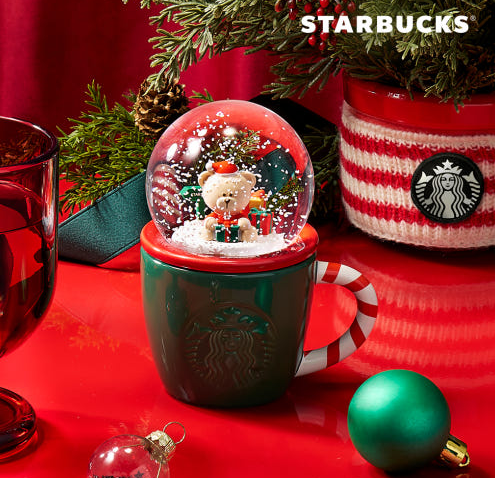 Starbucks Korea - Joyful Snow Globe Demi Mug 89ml Starbucks Korea  DKshop