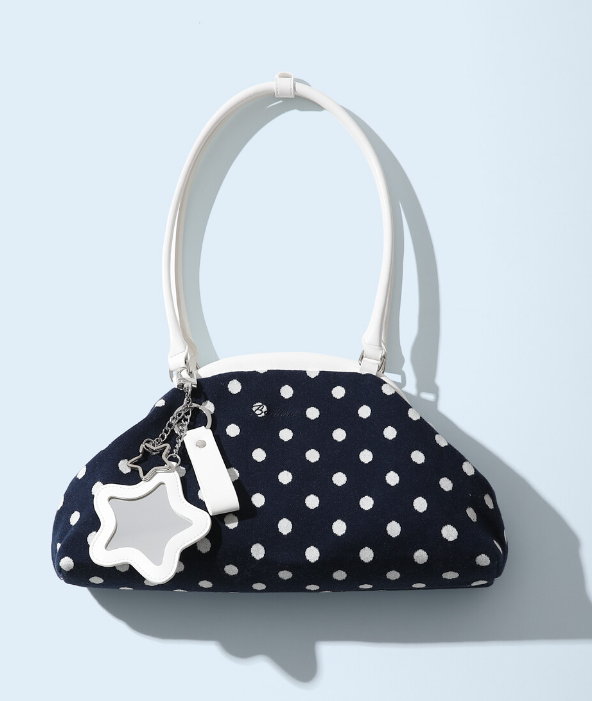 Dot Cozy Dumpling Bag BADBLUE  DKshop