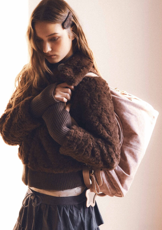 BADBLUE Washed Leopard Pillow Bag BADBLUE  DKshop