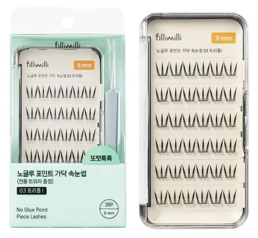 [Fillimilli X CHARMMYKITTY] No Glue Point Piece Lashes fillimilli  DKshop