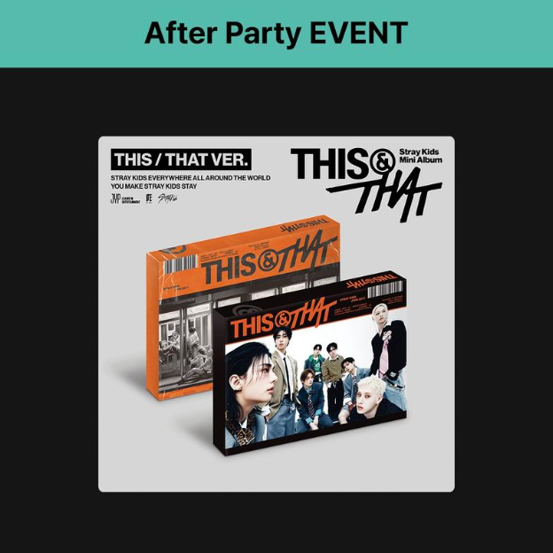 [FANS SHOP AFTERPARTY POB] Stray Kids - 10th Mini Album THIS & THAT (PHOTOBOOK VER.) Stray Kids  DKshop