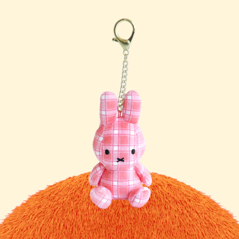 Miffy Check Keyring MIFFY  DKshop
