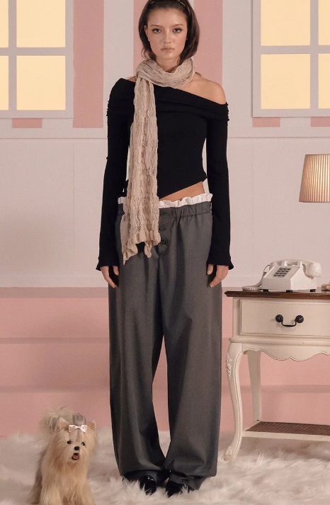 [Tracy's Pick] threetimes Frankie button pants threetimes  DKshop