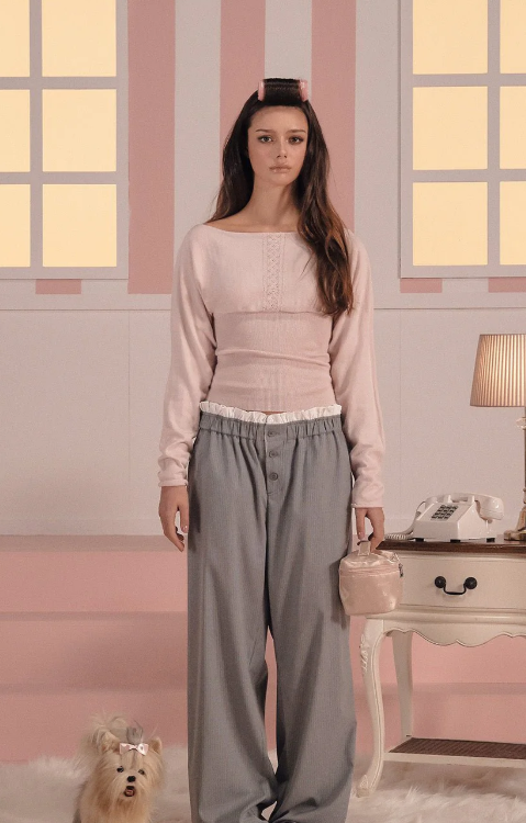 [Tracy's Pick] threetimes Frankie button pants threetimes  DKshop