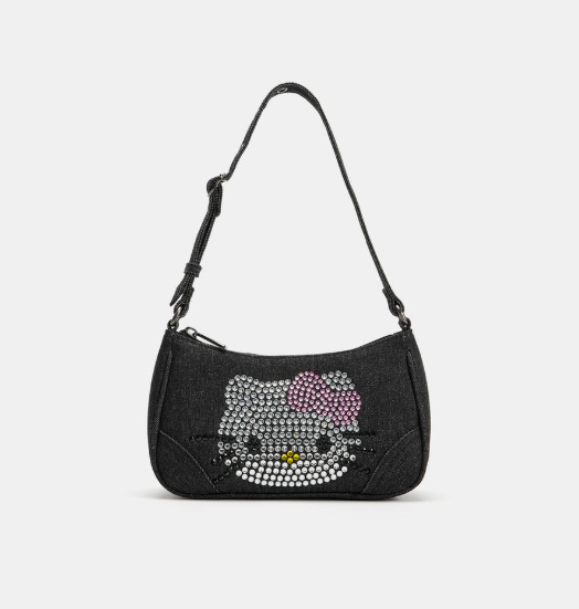[ZARA] Denim Glitter Shoulder Bag (izna Mai Wear) ZARA  DKshop