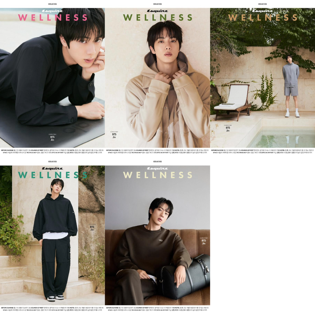 [PRE-ORDER] ESQUIRE WELLNESS KOREA MAGAZINE 2026.10 (COVER : BTS JIN) BTS  DKshop