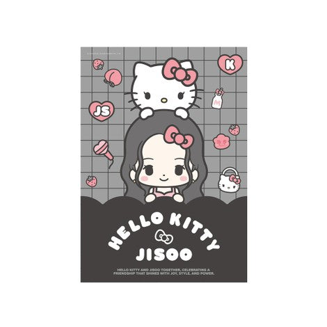 HELLO KITTY X JISOO - ART PRINT POSTER (A3) BLACKPINK  DKshop