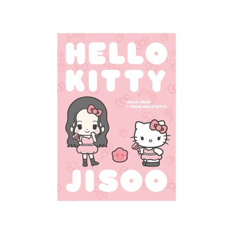 HELLO KITTY X JISOO - ART PRINT POSTER (A3) BLACKPINK  DKshop