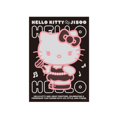 HELLO KITTY X JISOO - ART PRINT POSTER (A1) BLACKPINK  DKshop