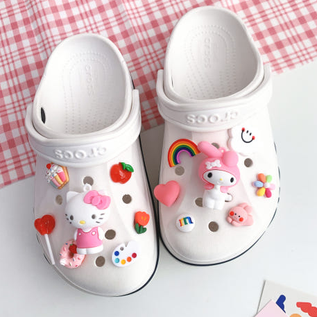 [SANRIO EDITION] CHARACTER SET CROCS JIBBITZ CHARMS (7EA)