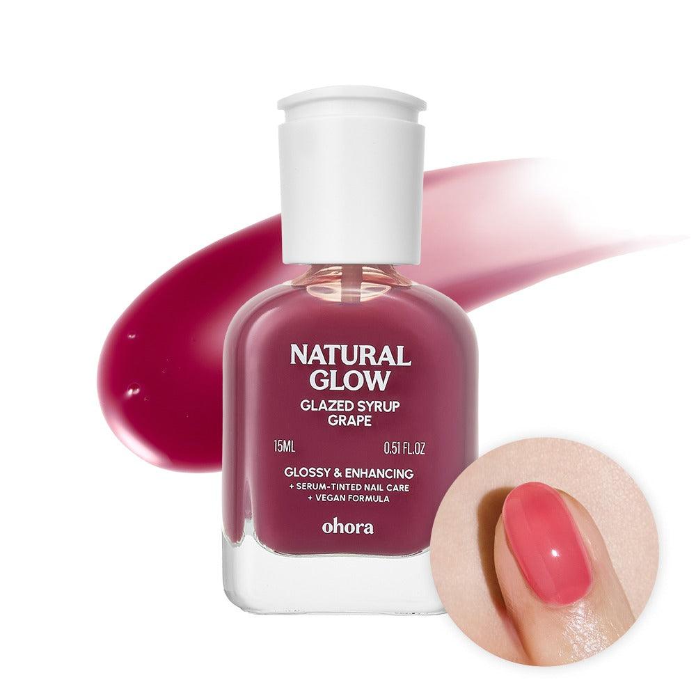 ohora Glazed Syrup Nail Hardener 8 colors ohora  DKshop