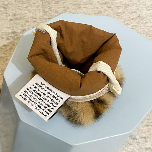 Aeiou Basic Pouch (M size) Leopard Fur Aeiou  DKshop