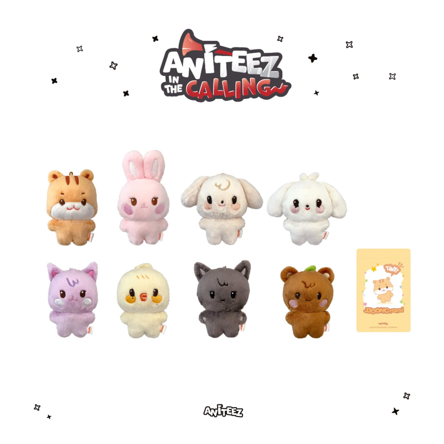 [PRE-ORDER] ATEEZ - [ANITEEZ IN THE CALLING] TINY ANITEEZ PLUSH DOLL ATEEZ  DKshop