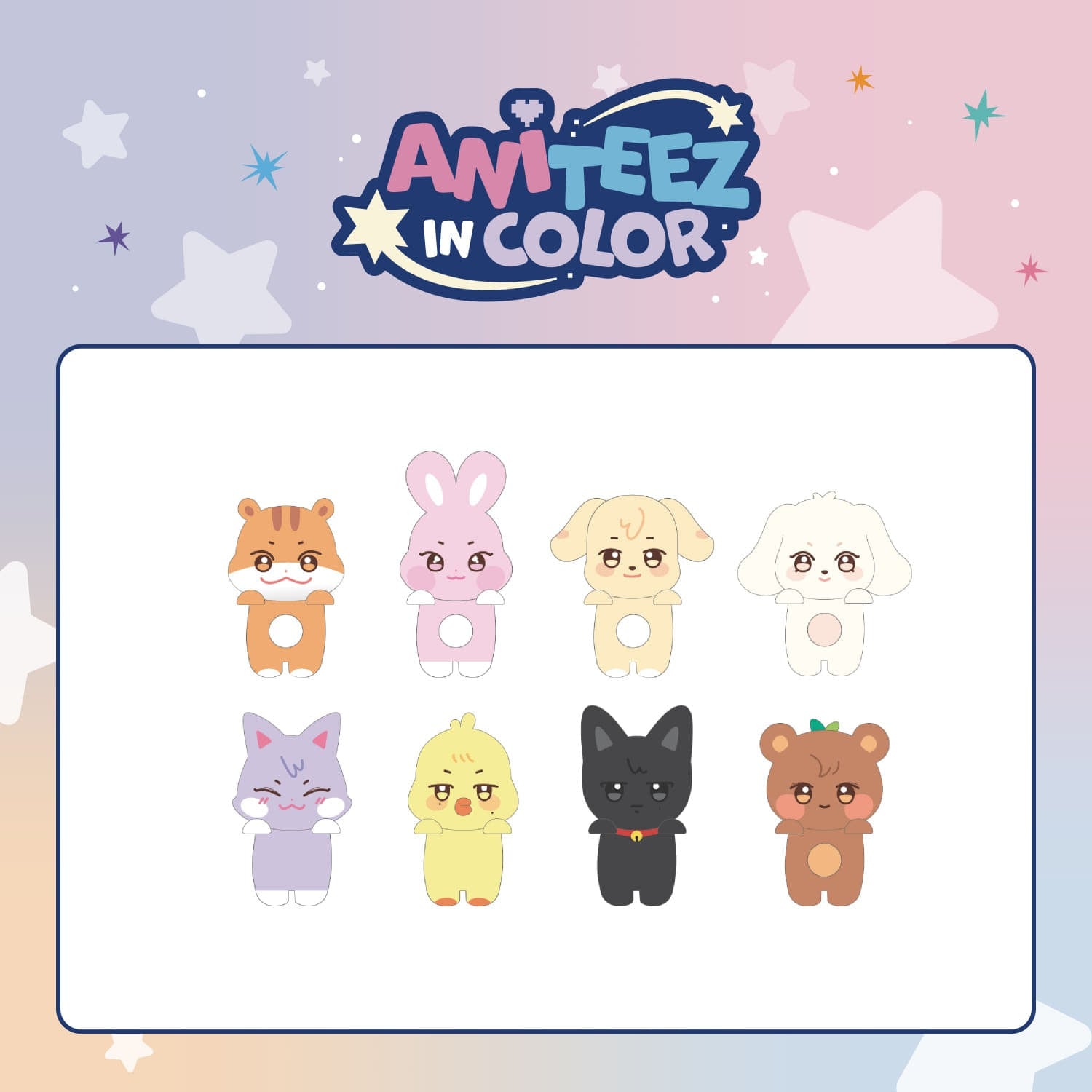 [PRE-ORDER] ATEEZ - [ANITEEZ IN COLOR] MINI DECO FIGURE ATEEZ  DKshop