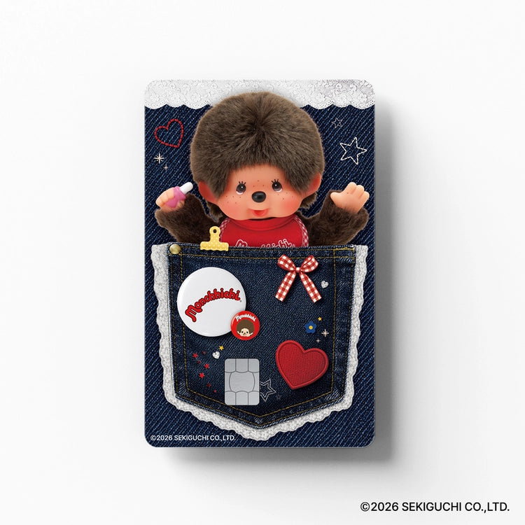[Gosty X Monchhichi] Card Covers Stickers 12 types Gosty  DKshop