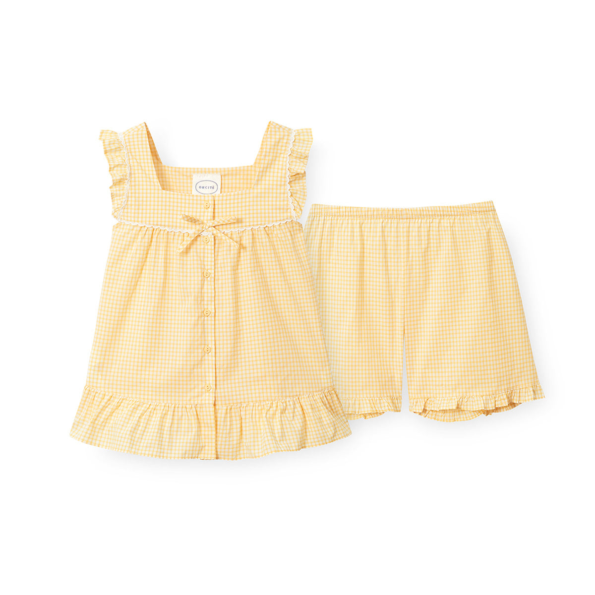 ORSITÉ F123 Lemon Sorrento Sleeveless Pajama Set ORSITÉ  DKshop