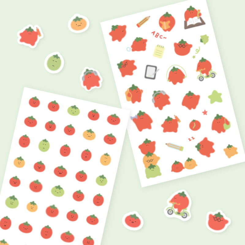 7321DESIGN Chubby Tomato Sticker 7321DESIGN  DKshop