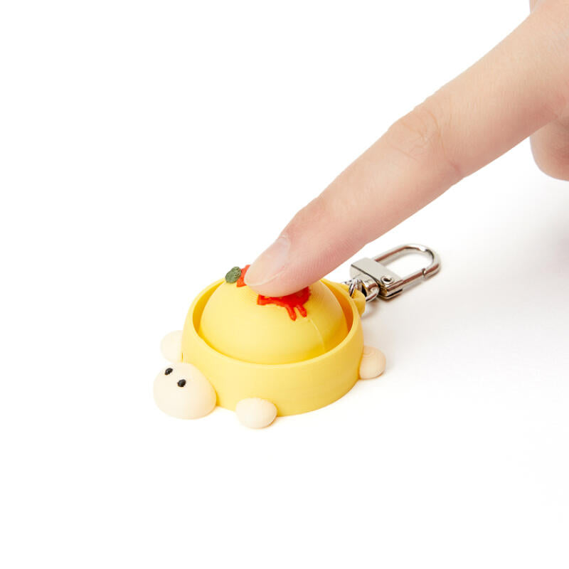 POOM Turtle Omelet Rice Clicker Keyring POOM  DKshop