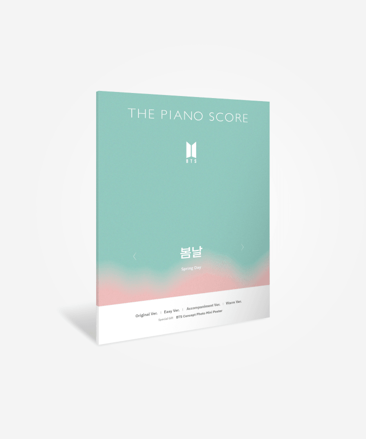 BTS - THE PIANO SCORE : Spring Day