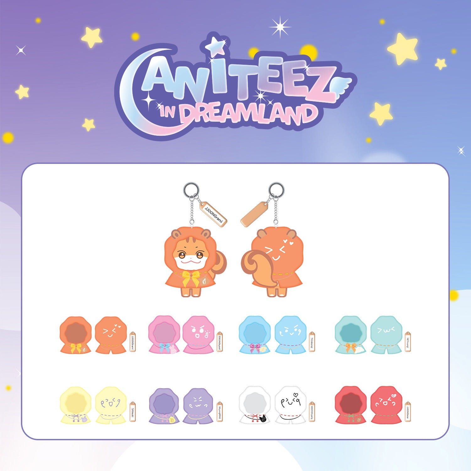 ATEEZ - [ANITEEZ IN DREAMLAND] KEYRING OUTFIT _Wish cloak