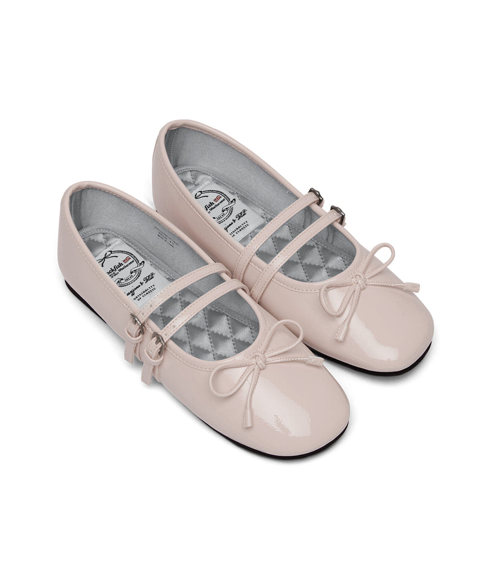 Rockfish Weatherwear SQUARE TOE TWO STRAP MARYJANES (ENAMEL) Rockfish Weatherwear  DKshop