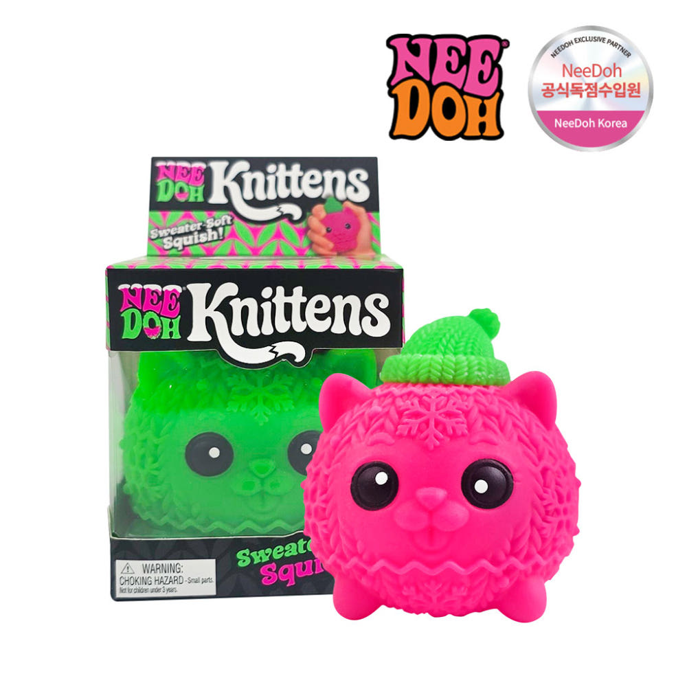 Needoh knittens Stress Ball Squishy (Random) Needoh  DKshop