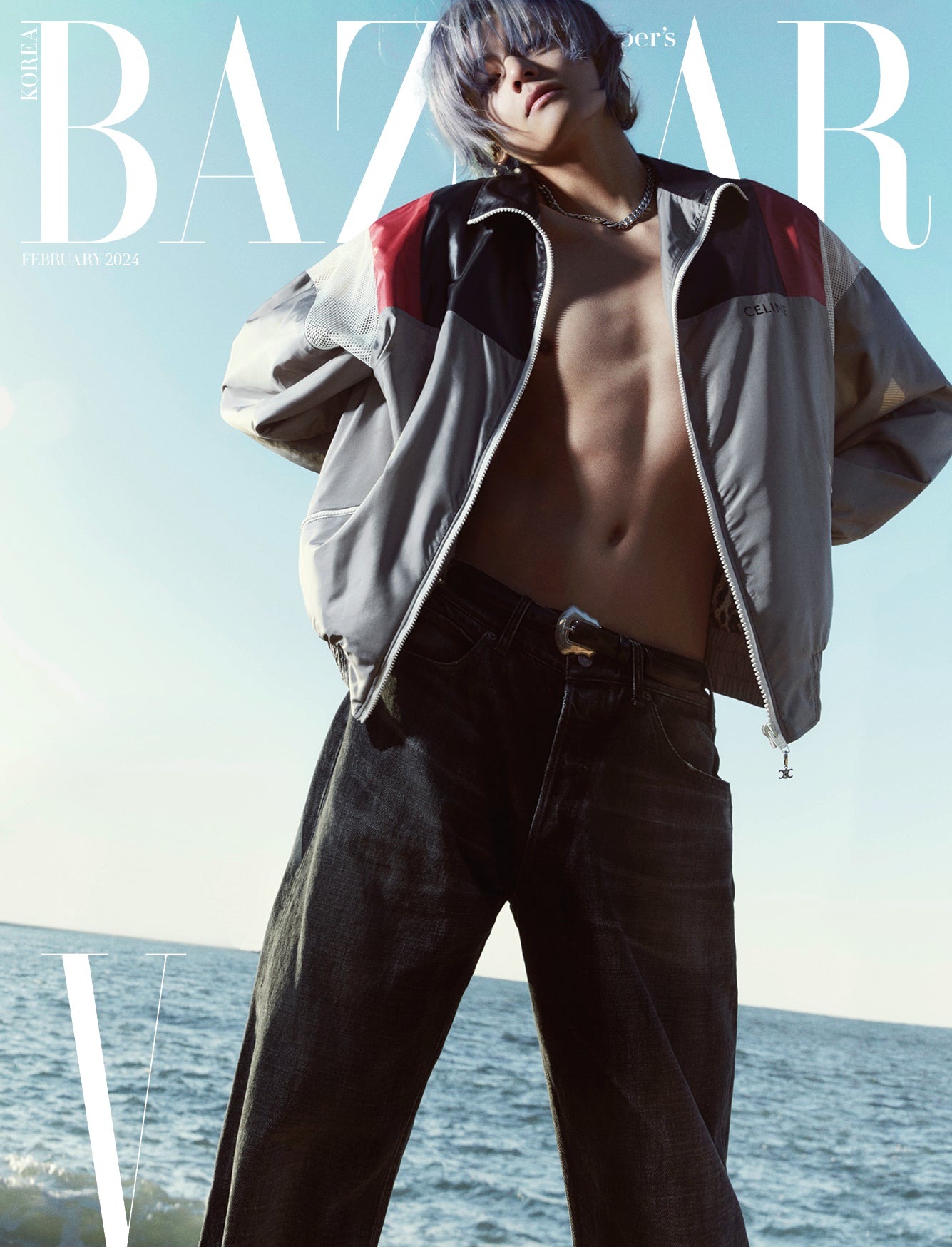 HARPER'S BAZAAR KOREA MAGAZINE 2024.02 A VER. (COVER : BTS V)