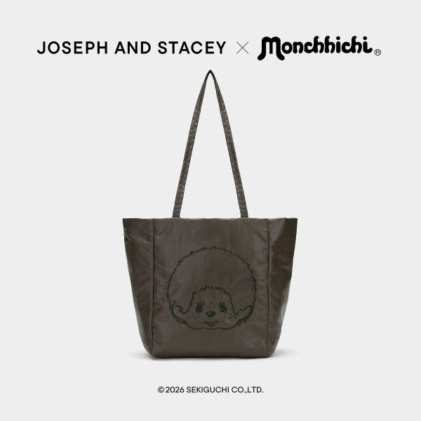 JOSEPH AND STACEY X monchhichi] Reversible Tote Bag Monchhichi Girl