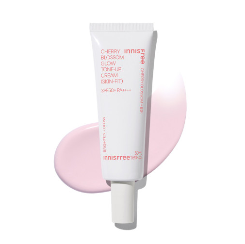 Innisfree Cherry Blossom Glow Tone-Up Cream SPF50+ PA++++ 50ml | DKshop