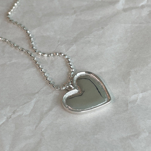 Aeiou Cute Heart 20mm (sliver necklace) Aeiou  DKshop