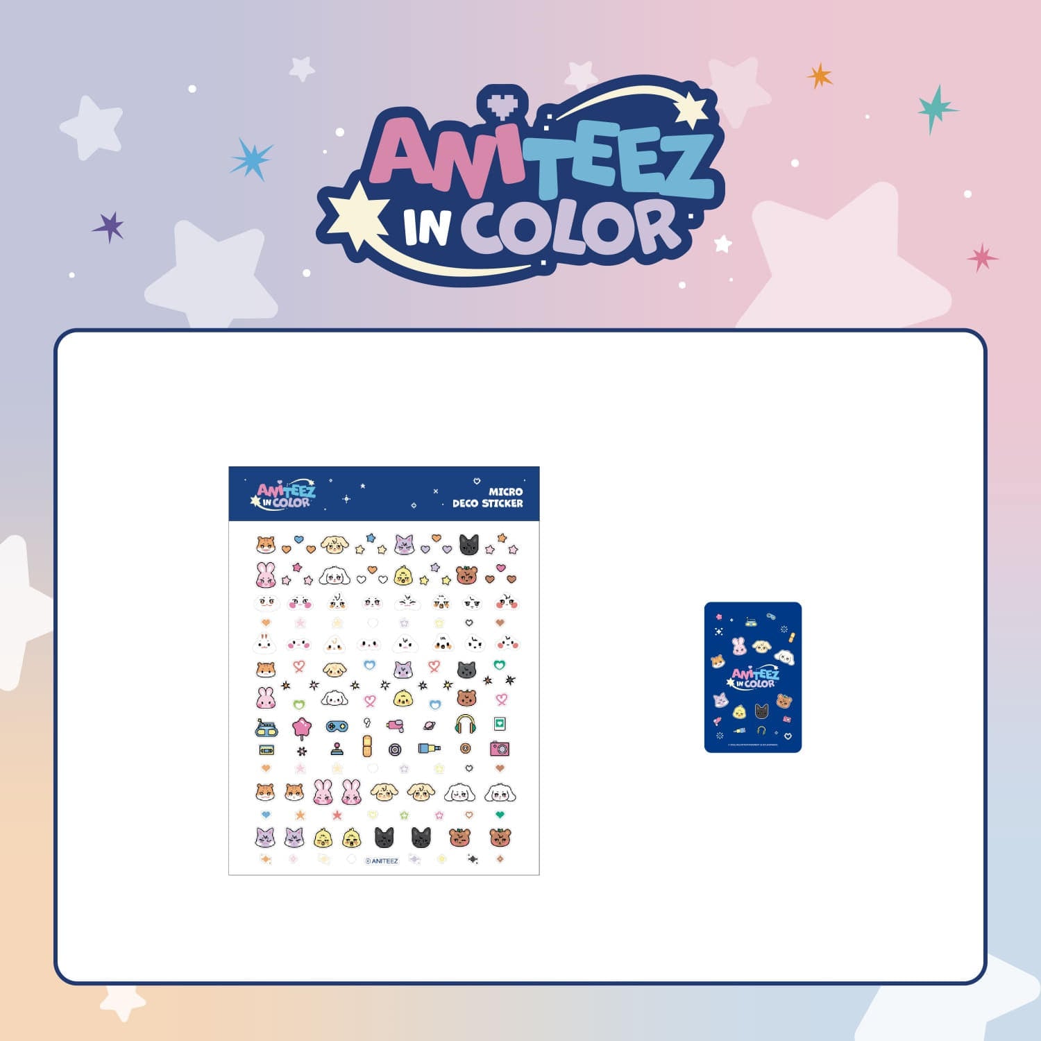 [PRE-ORDER] ATEEZ - [ANITEEZ IN COLOR] MICRO DECO STICKER ATEEZ  DKshop