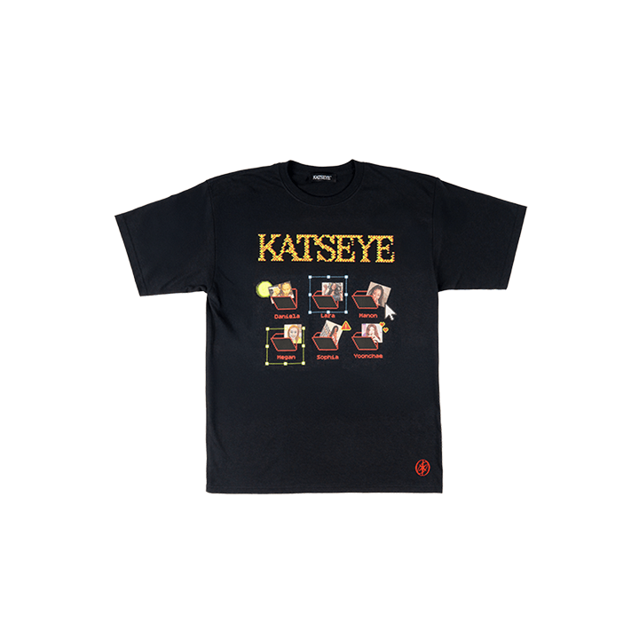 KATSEYE - S/S T-shirts (Black) KATSEYE  DKshop