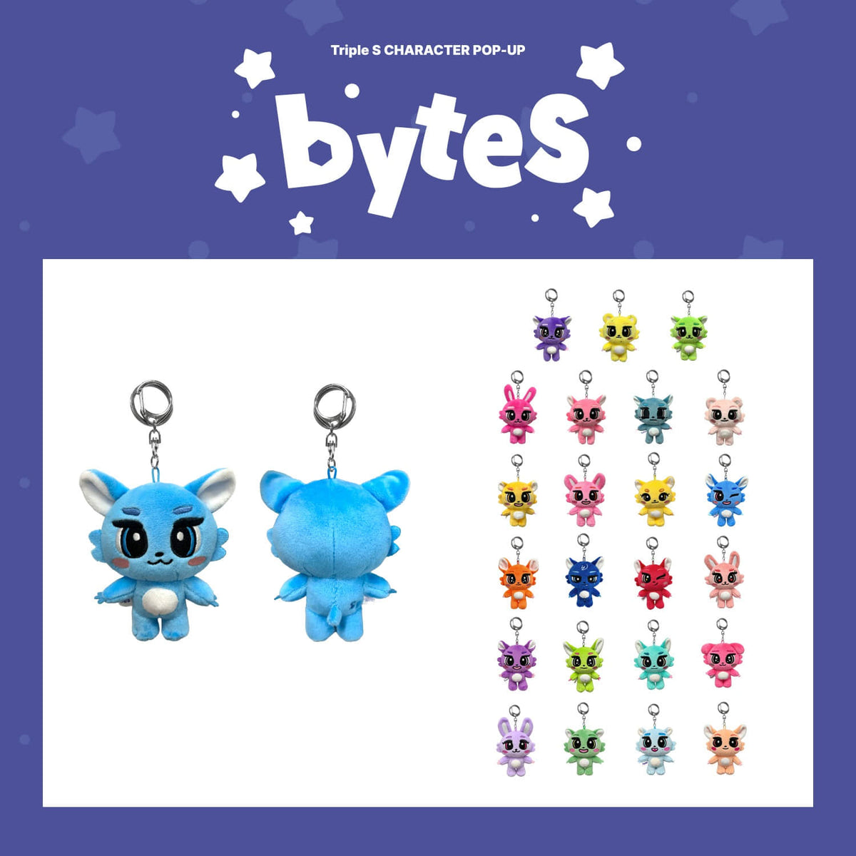 [PRE-ORDER] tripleS - [byteS] PLUSH KEYRING tripleS  DKshop