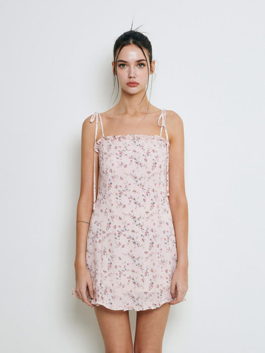 [Karina WEAR] NOT YOUR ROSE Frill mini dress NOT YOUR ROSE  DKshop