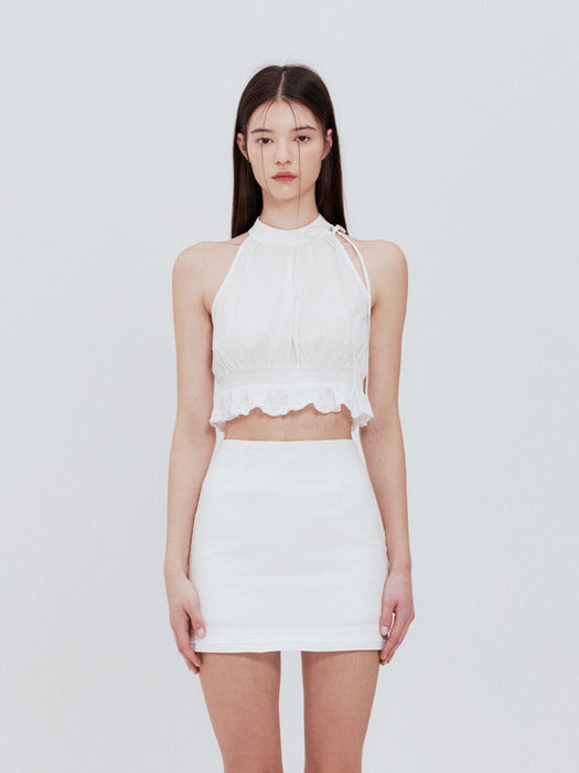 NOT YOUR ROSE Clara top (Ivory) NOT YOUR ROSE  DKshop