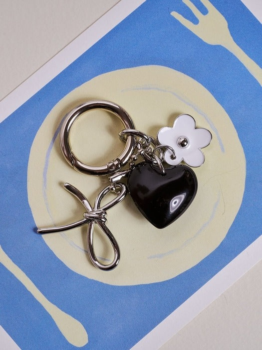 Hei daisy heart keyring